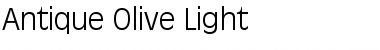 Antique Olive Light Font