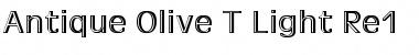 Antique Olive T Re1 Font