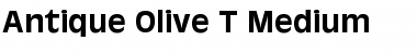 Antique Olive T Font