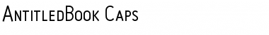 AntitledBook Caps Font