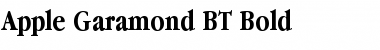 Apple Garamond BT Bold Font