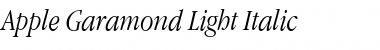 Apple Garamond Light Font