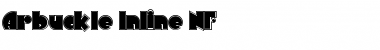 Arbuckle Inline NF Regular Font