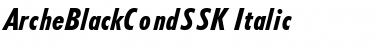 ArcheBlackCondSSK Italic