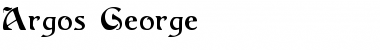 Argos George Regular Font
