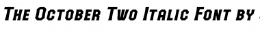 The October Two Italic
