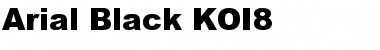 Arial Black KOI8 Font