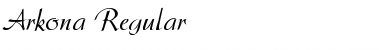 Arkona-Regular Font