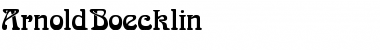 ArnoldBoecklin- Regular Font