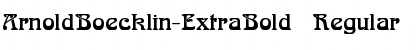 ArnoldBoecklin-ExtraBold Regular Font