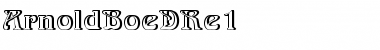 ArnoldBoeDRe1 Regular Font