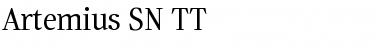 Artemius SN TT Regular Font