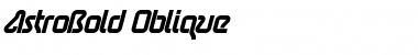 AstroBold Oblique Font