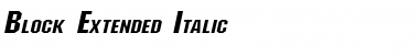 Block-Extended Italic