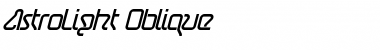 AstroLight Oblique Regular Font