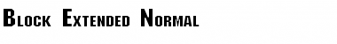 Block-Extended Normal