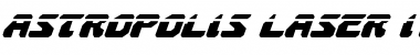 Astropolis Laser Italic Font