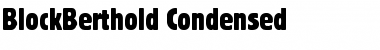 BlockBerthold-Condensed Font