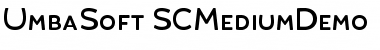 Umba Soft SC Medium Demo Font