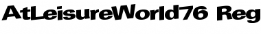 AtLeisureWorld76 Regular Font