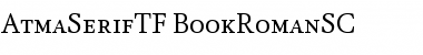 AtmaSerifTF-BookRomanSC Regular Font