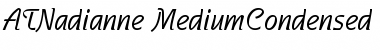 ATNadianne-MediumCondensed  Font