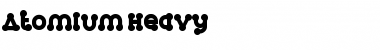 Atomium-Heavy Regular Font