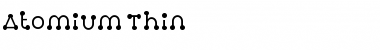 Atomium-Thin Font