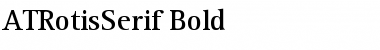 ATRotisSerif-Bold Regular Font
