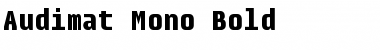 Audimat Mono Font