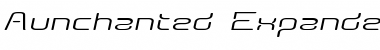 Aunchanted Expanded Oblique Regular Font