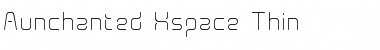 Aunchanted Xspace Thin Font