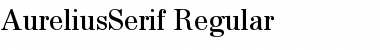 AureliusSerif Regular Font