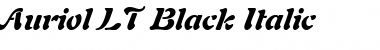 Auriol LT Black Italic Font