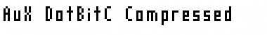 AuX DotBitC Compressed Font