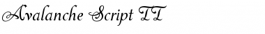 Avalanche Script TT Regular Font