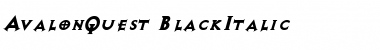 AvalonQuest BlackItalic