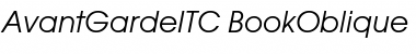 AvantGardeITC Italic