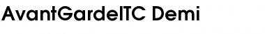 AvantGardeITC Regular Font
