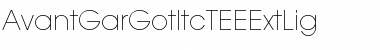 AvantGarGotItcTEEExtLig Font