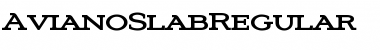 AvianoSlabRegular Regular Font