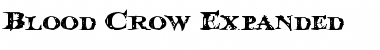 Blood Crow Expanded Font