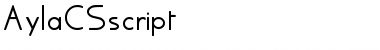 AylaCSscript Regular Font
