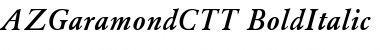 AZGaramondCTT Bold Font