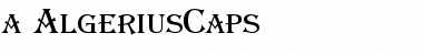 a_AlgeriusCaps Regular Font