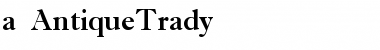 a_AntiqueTrady Font
