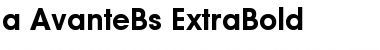 a_AvanteBs ExtraBold Font