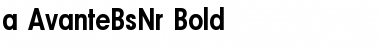 a_AvanteBsNr Bold Font