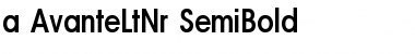 a_AvanteLtNr SemiBold Font