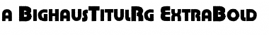 Download a_BighausTitulRg Font